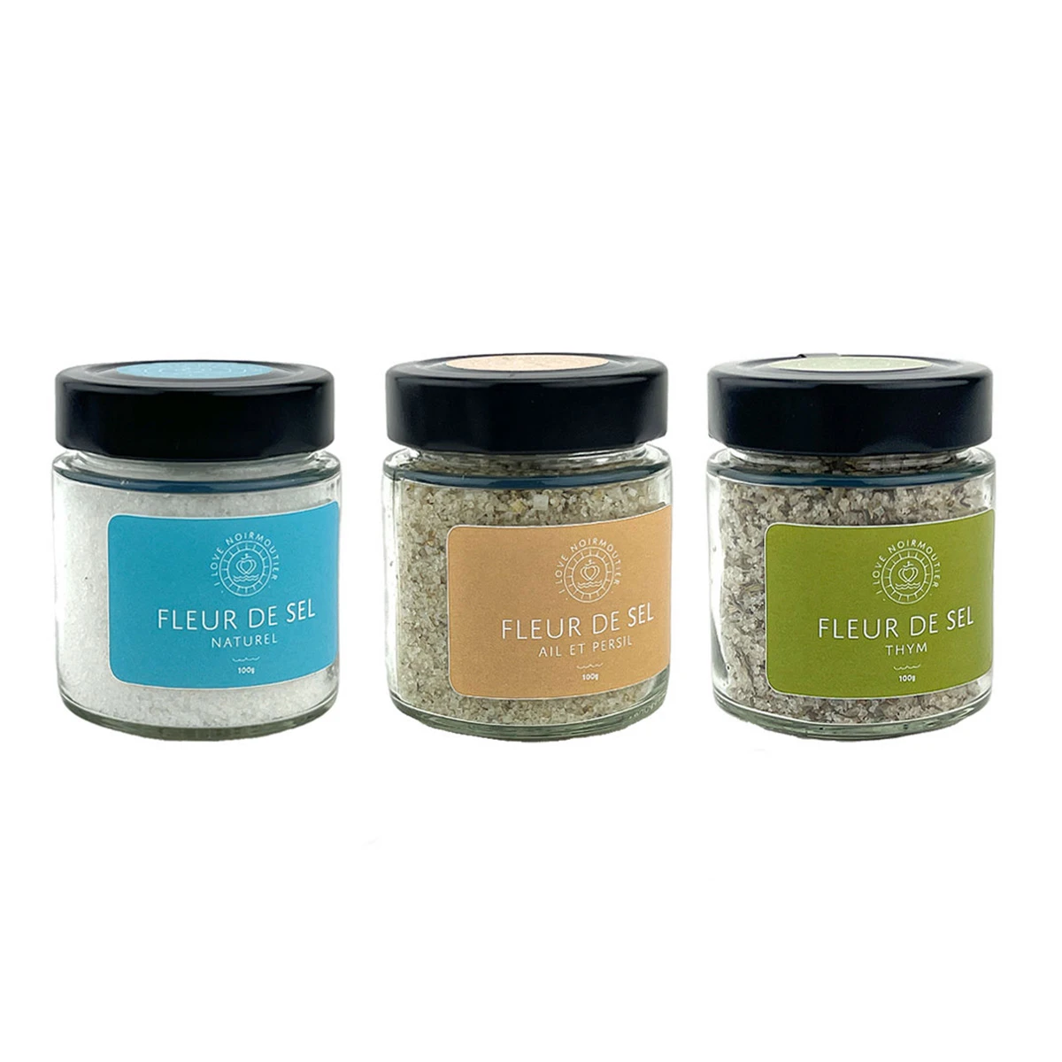 I Love Noirmoutier Fleur De Sel, 3er Set 4 I Love Noirmoutier Fleur De Sel, 3er Set – Bild 2