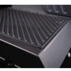 SANTOS S-518 Mit Seiten- Und Heckbrenner, Schwarz, Inkl. Drehspieß, Rostheber & Silikonablage & Graviertes ZWILLING Pro Messer -Grill Konigreich Geschaft 2d9a6e9f4fa8c86a995423626b2dfa66