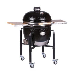 Monolith LeChef BBQ Guru Pro 2.0 Inkl. Gestell & Seitentische, Schwarz -Grill Konigreich Geschaft 4deaa1a5b8b9d4746977f4d9372e0611