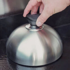 SANTOS Grillglocke Edelstahl, 2er Set 18 SANTOS Grillglocke Edelstahl, 2er Set -Grill Konigreich Geschaft 6b3d1f18b1bd3824891a17f00e6333be