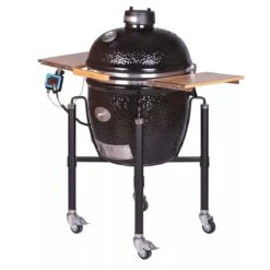 Monolith Classic BBQ Guru Pro 2.0 Inkl. Gestell & Seitentische, Schwarz + DigiQ DX3 -Grill Konigreich Geschaft 7ad33fe82fffe4361647e59bc0c9205f