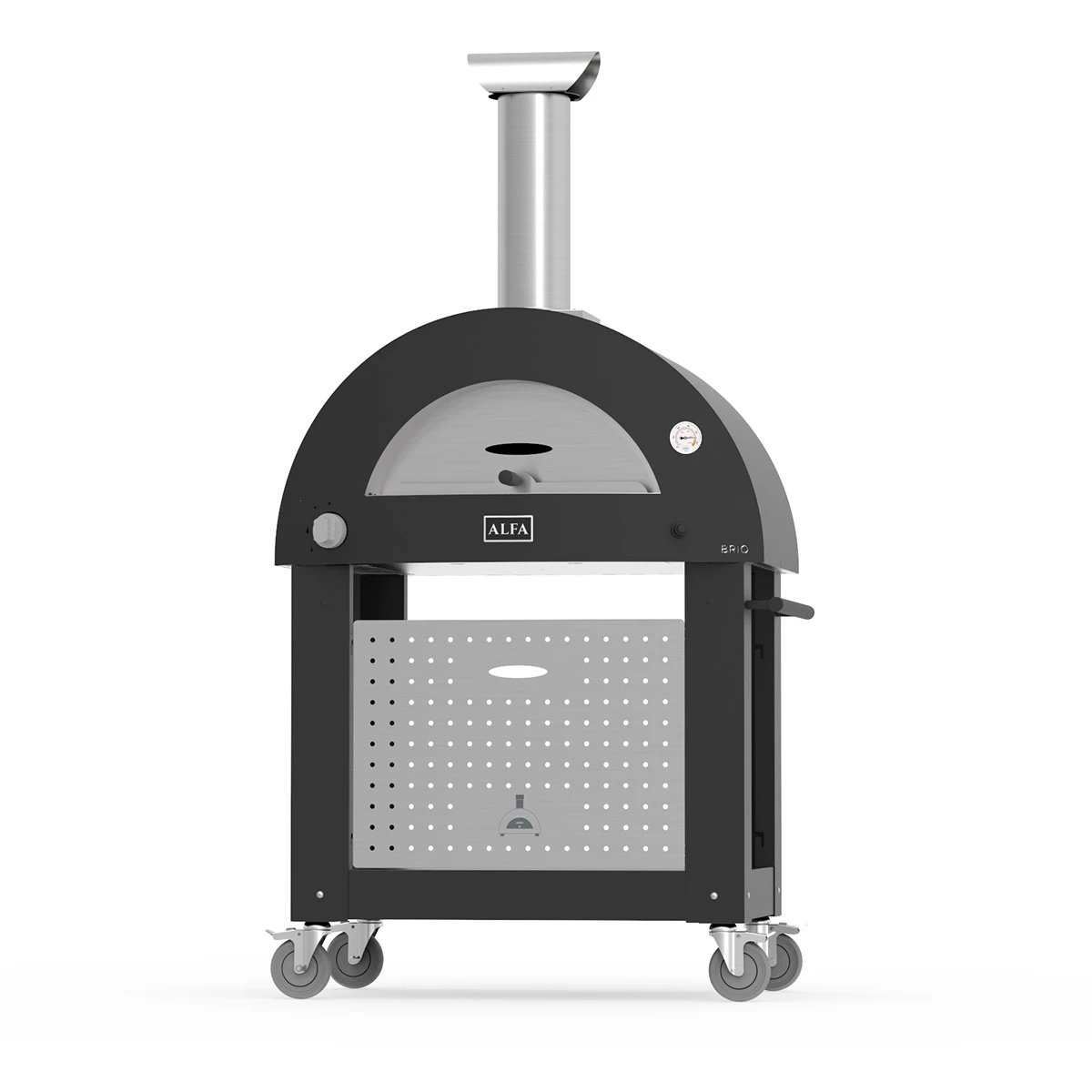 Alfa Forni Unterbau Für Pizzaofen Brio (Linea Moderno), Schwarz 3 Alfa Forni Unterbau Für Pizzaofen Brio (Linea Moderno), Schwarz