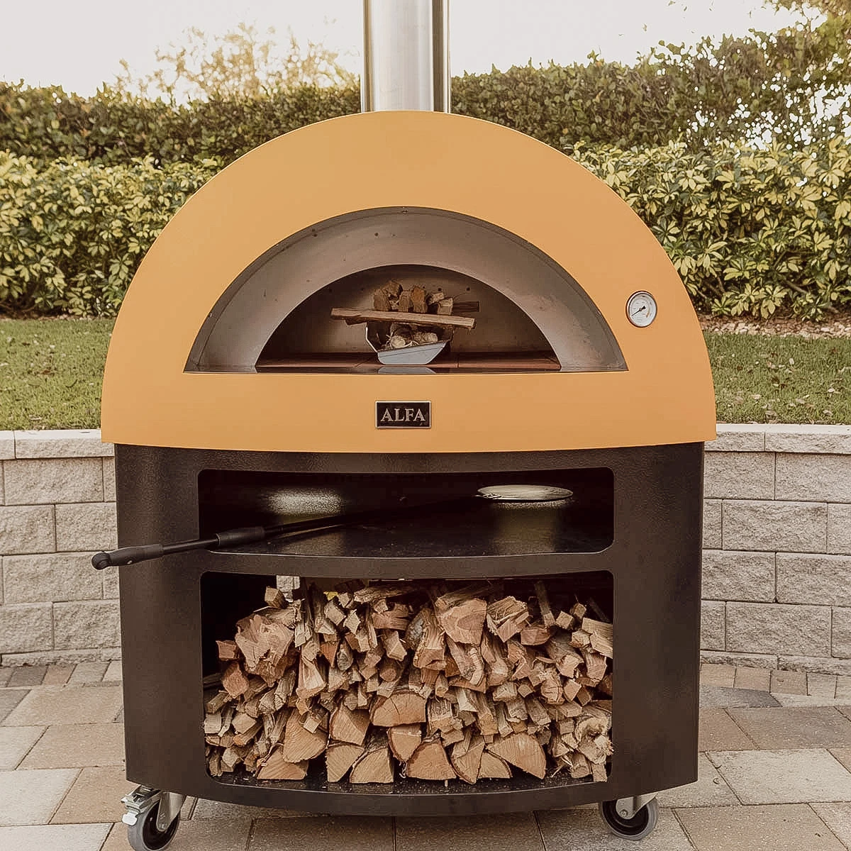 Alfa Forni Unterbau Für Pizzaofen Allegro Moderno, Schwarz 6 Alfa Forni Unterbau Für Pizzaofen Allegro Moderno, Schwarz – Bild 4