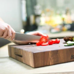 Boos Blocks Hackblock Stirnholz Classic, Walnuss 46x46x7,5 Cm -Grill Konigreich Geschaft bb hackblock stirnholz 46x46x7cm 7826a424443ee598a325d611ecf5a92d