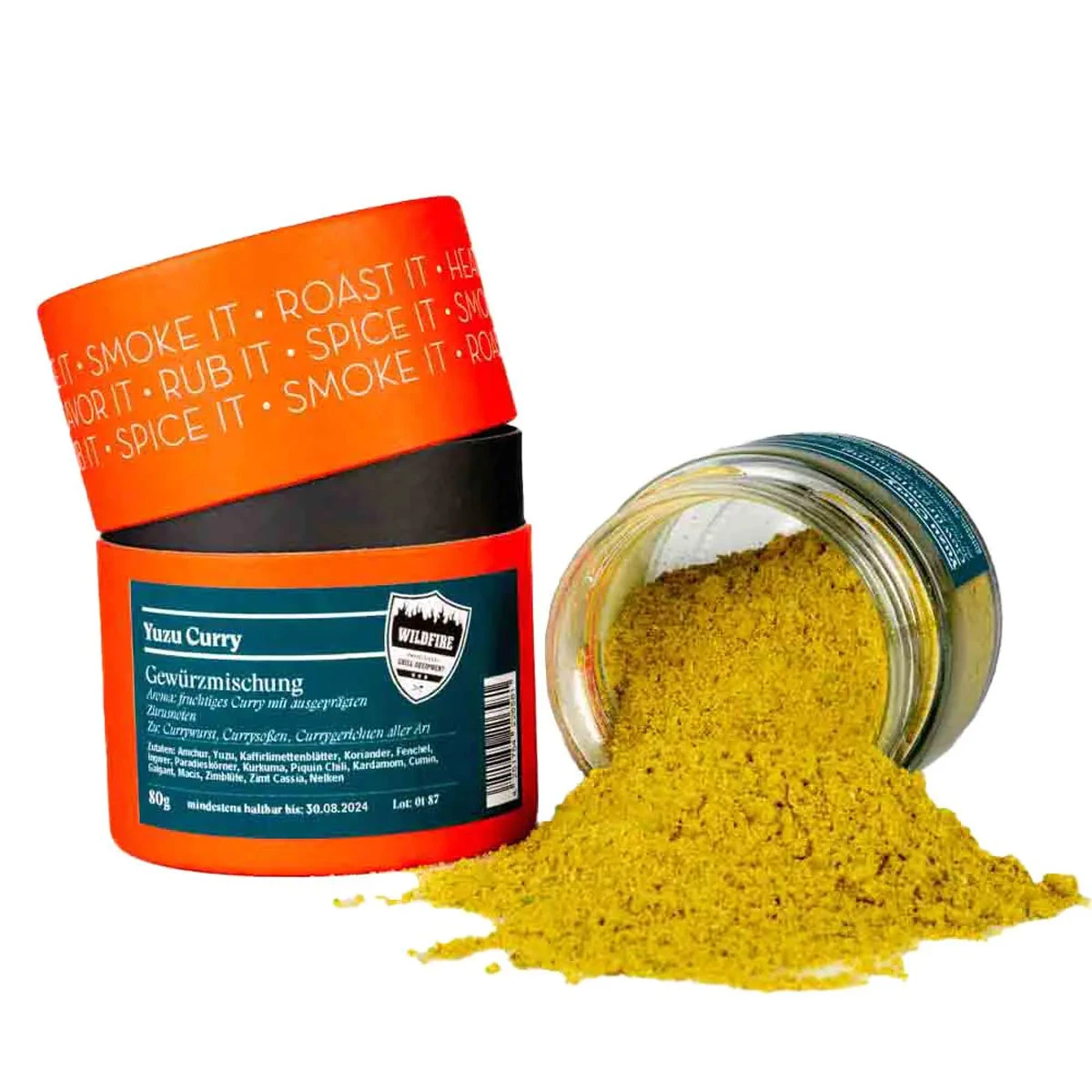 Big Green Egg Wildfire Yuzu Curry Gewürzmischung 80g 3 Big Green Egg Wildfire Yuzu Curry Gewürzmischung 80g