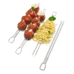Broil King 4-teiliges Doppelspieß-Set, 30,5 Cm -Grill Konigreich Geschaft broil king doppelspiess set c6688695ce1fc81ea12ba68cdac97605