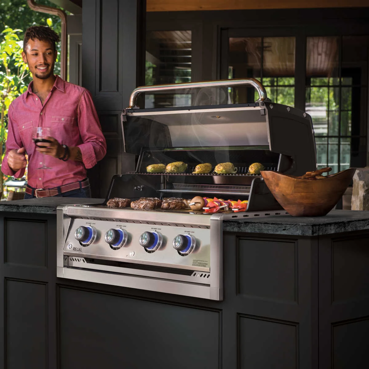 Broil King Regal 420 Built In Einbaugrill, Schwarz 7 Broil King Regal 420 Built In Einbaugrill, Schwarz – Bild 5