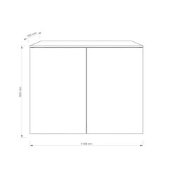 Furnery Außenküche OUT-TWO-Modul, Weiß