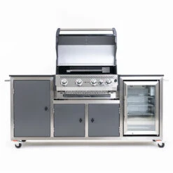 INDRAdesign Blackline Gasgrillstation Mit SANTOS Free S-410 & Kühlschrank / Anthrazit -Grill Konigreich Geschaft indradesign blackline gasgrillstation mit santos free s 410 kuehlschrank anthrazit 1cfb1019b99b91070011f6119d48d84e