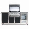 INDRAdesign Blackline Gasgrillstation Mit SANTOS Free S-410 & Kühlschrank / Schwarz -Grill Konigreich Geschaft indradesign blackline gasgrillstation mit santos free s 410 kuehlschrank schwarz 37299ea481808c191403aca3673f719b