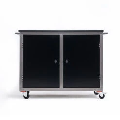 INDRAdesign Blackline Küchenmodul Arbeitsfläche, Schwarz