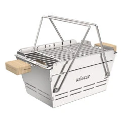 Knister Grill Premium – Tragbarer Holzkohlegrill Aus Edelstahl -Grill Konigreich Geschaft knister grill premium tragbarer holzkohlegrill aus edelstahl 5104d1502915a6eb794585440fe4526f