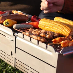 Knister Grill Premium – Tragbarer Holzkohlegrill Aus Edelstahl -Grill Konigreich Geschaft knister grill premium tragbarer holzkohlegrill aus edelstahl cc81f93305abc165063de34112faaf9d