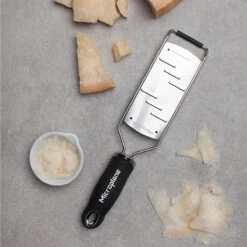 Microplane Gourmet Reibe Große Raspel, Schwarz