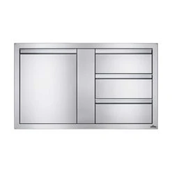 Napoleon Einbau-Türe & 3er Schubladen- Kombination (75 X 132 Cm) -Grill Konigreich Geschaft napoleon einbau tuere 3er schubladen kombination 107 x 61 cm 9343e2c0083a2b2a9a8720eab389db07