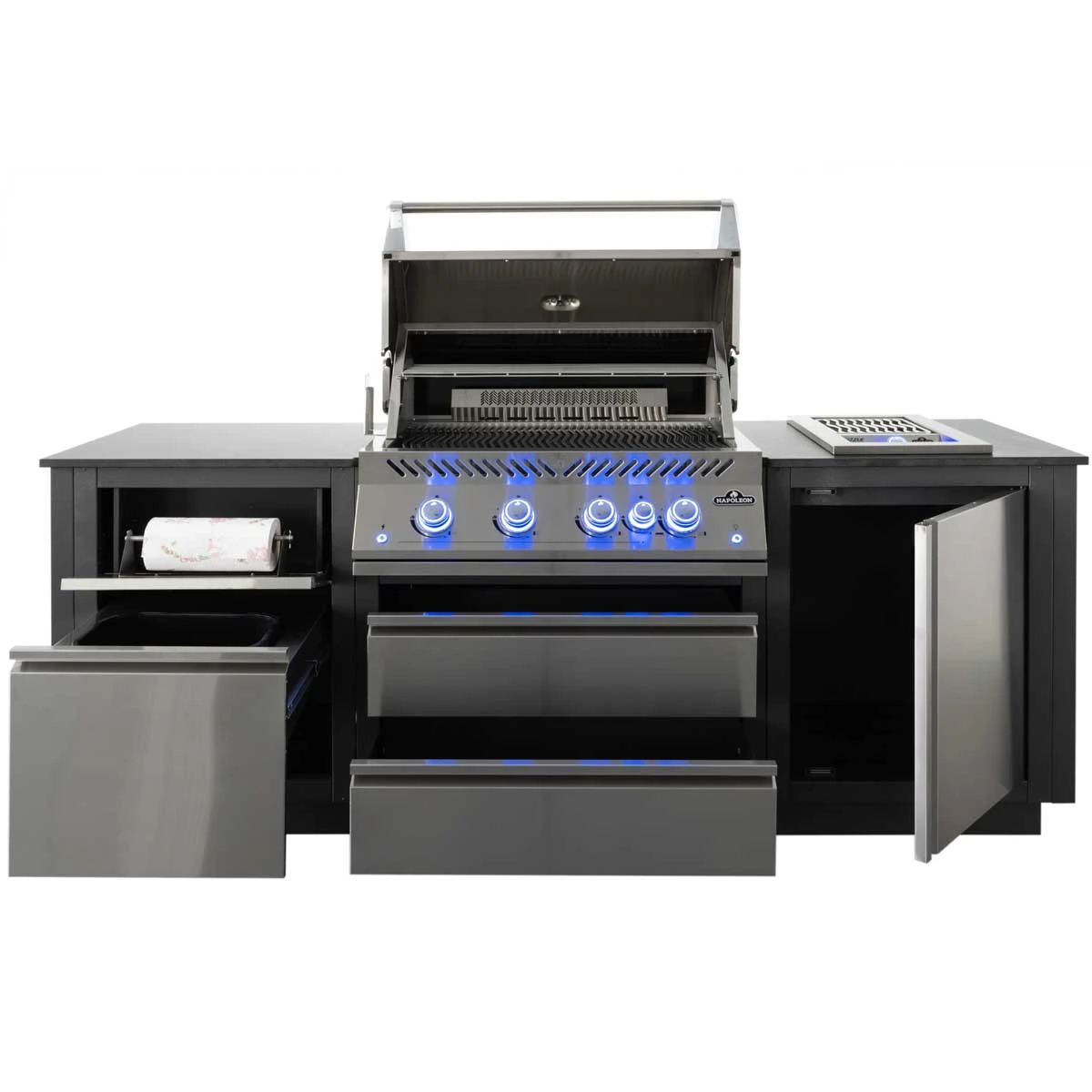 Napoleon Oasis Compact 105 Outdoor Küche Mit Einbaugrill BIG32 Und Sizzle Zone 5 Napoleon Oasis Compact 105 Outdoor Küche Mit Einbaugrill BIG32 Und Sizzle Zone – Bild 3