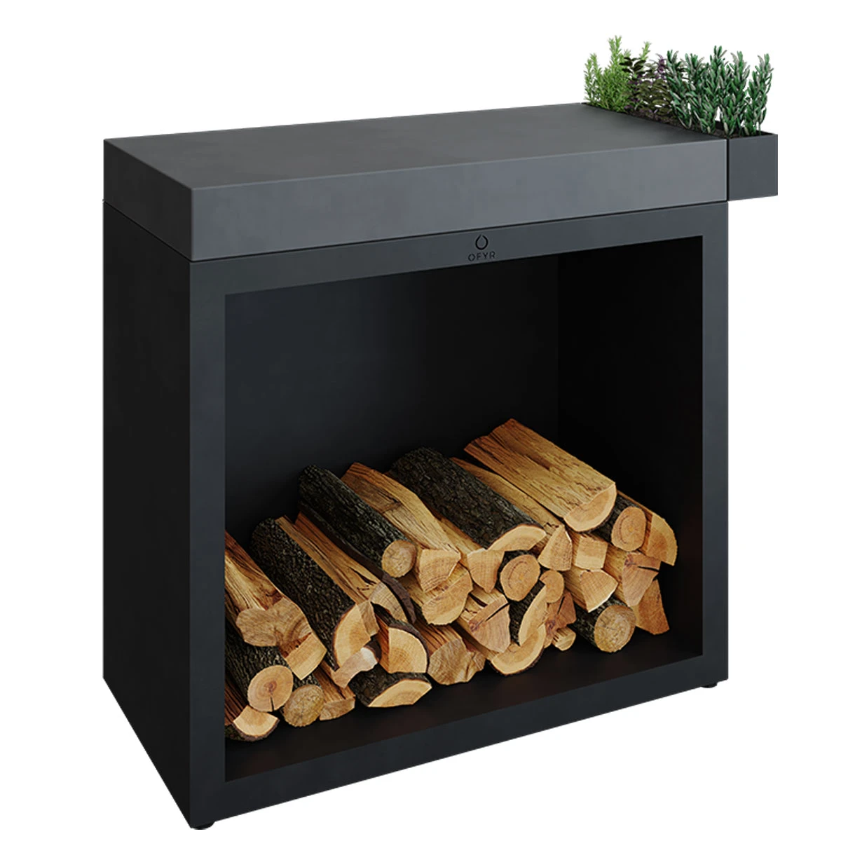 OFYR Butcher Block Storage 90 Black Keramik Dunkelgrau 4 OFYR Butcher Block Storage 90 Black Keramik Dunkelgrau – Bild 2