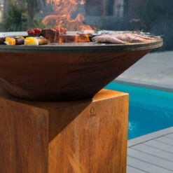 OFYR Feuerplatte Classic Corten 100 -Grill Konigreich Geschaft ofyr classic corten 100 59bc6b397d1ec53de6a91f4babbc0170