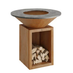 OFYR Feuerplatte Classic Storage Corten 100 -Grill Konigreich Geschaft ofyr feuerschale classic storage corten 100 d3ced6adbc1cd5ae6fde01949f4ed1a1