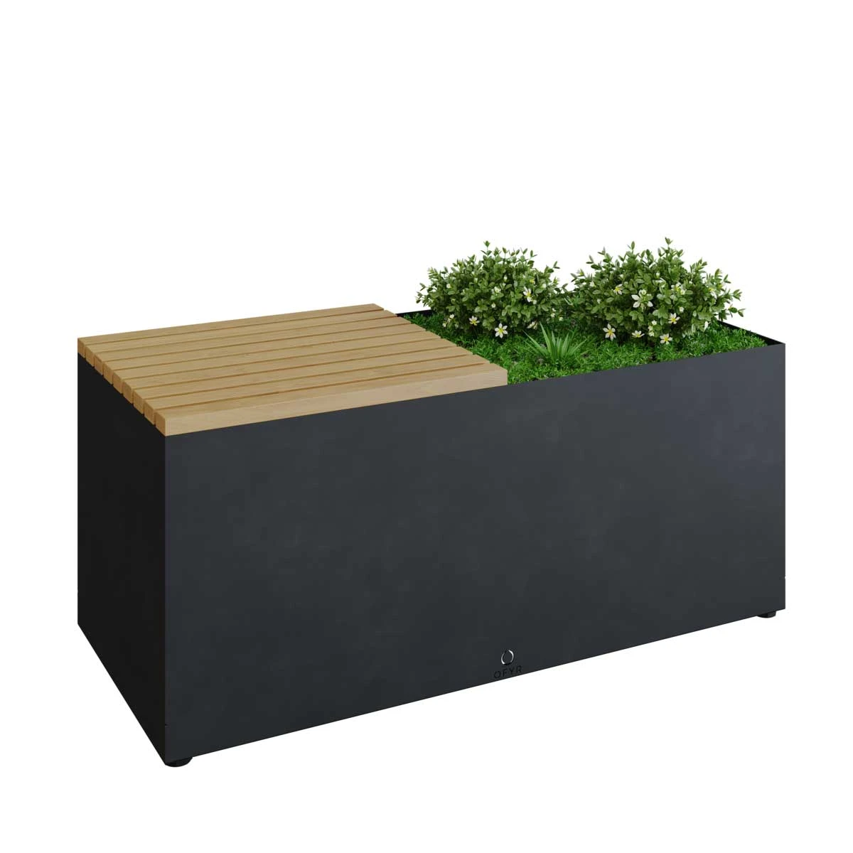 OFYR Herb Garden Bench Black Sitzbank 3 OFYR Herb Garden Bench Black Sitzbank