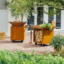 OFYR Mise En Place Table Corten 65 PRO Teakholz -Grill Konigreich Geschaft ofyr mise en place table corten 65 pro teakholz 39c24a61c3f918f802cf52b2fb588722