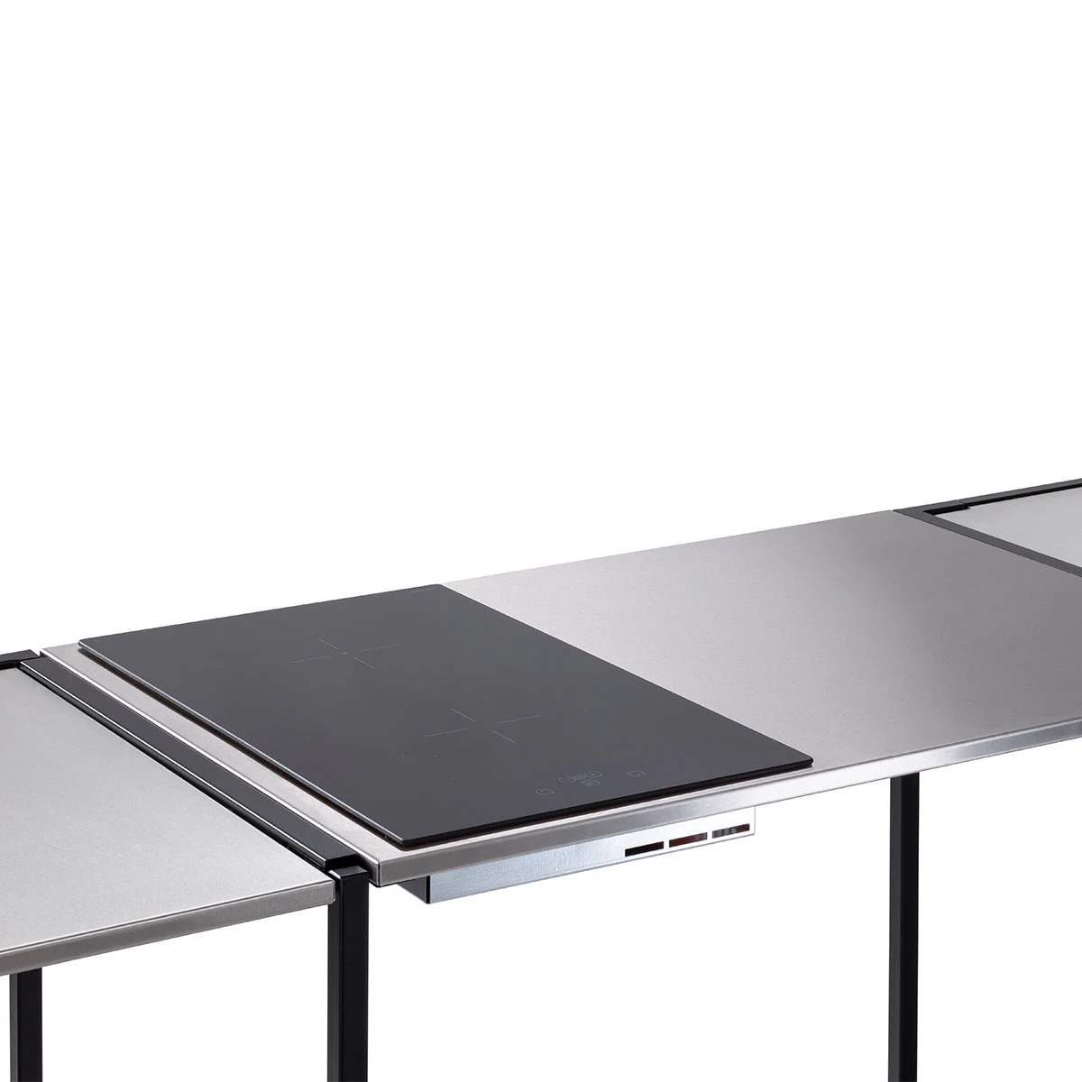 One Minute Kitchen Arbeitsplatte Mit Induktionskochfeld, Edelstahl 3 One Minute Kitchen Arbeitsplatte Mit Induktionskochfeld, Edelstahl