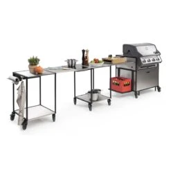 One Minute Kitchen Mobile Außenküche 2.0 Premium, Schwarz -Grill Konigreich Geschaft one minute kitchen mobile au enkueche 2 0 premium schwarz 09654340a4cb40fdf1686f4a70f0dd3f