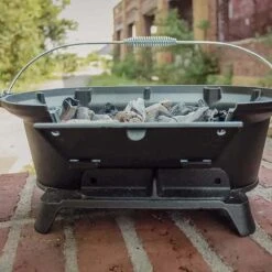 SANTOS Grilltopf Mit Gussrost “Hibachi-Style”, Gusseisen