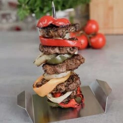SANTOS Gyrosspieß Vertikal Edelstahl, 3-teilig -Grill Konigreich Geschaft santos gyrosspie vertikal edelstahl 3 teilig 6dda09276c461f09c9ab7c7fb3ca90ae