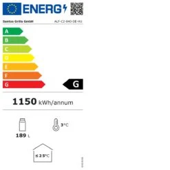 SANTOS Outdoor Kühlschrank "Florida", Zweitürig -Grill Konigreich Geschaft santos outdoor kuehlschrank florida zweituerig ecolabel 644f57ba11bcf877fec65ce9a3a0a1ab