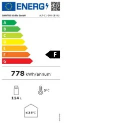 SANTOS Outdoor Kühlschrank "Miami", Eintürig -Grill Konigreich Geschaft santos outdoor kuehlschrank miami ecolabel bd2ad3ac77677666a1557eeb7fec08be