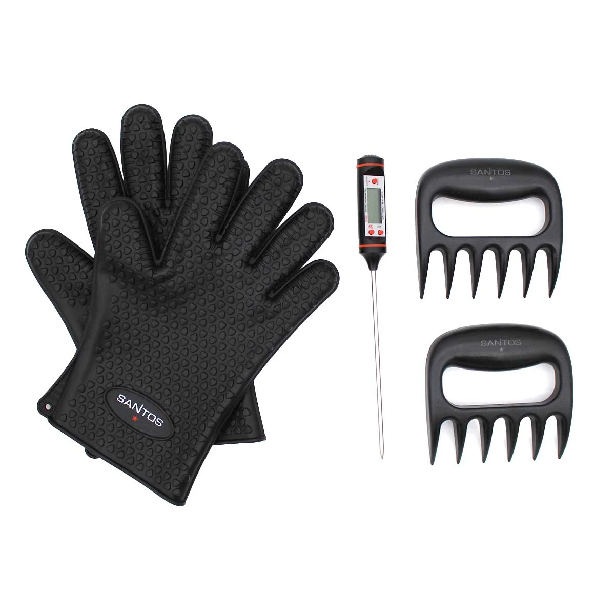 SANTOS Pulled Pork Set, 3-teilig | Pulled Beef | Fleischkrallen Set 4 SANTOS Pulled Pork Set, 3-teilig | Pulled Beef | Fleischkrallen Set – Bild 2