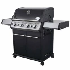 SANTOS S-418 Black Mit Edelstahlrosten, Inkl. Seiten- & Heckbrenner -Grill Konigreich Geschaft santos s 418 black mit edelstahlrosten 5c783d68491703be77611991021a0044